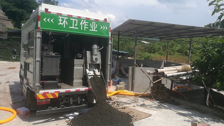 通海口镇污泥干湿分离技术
